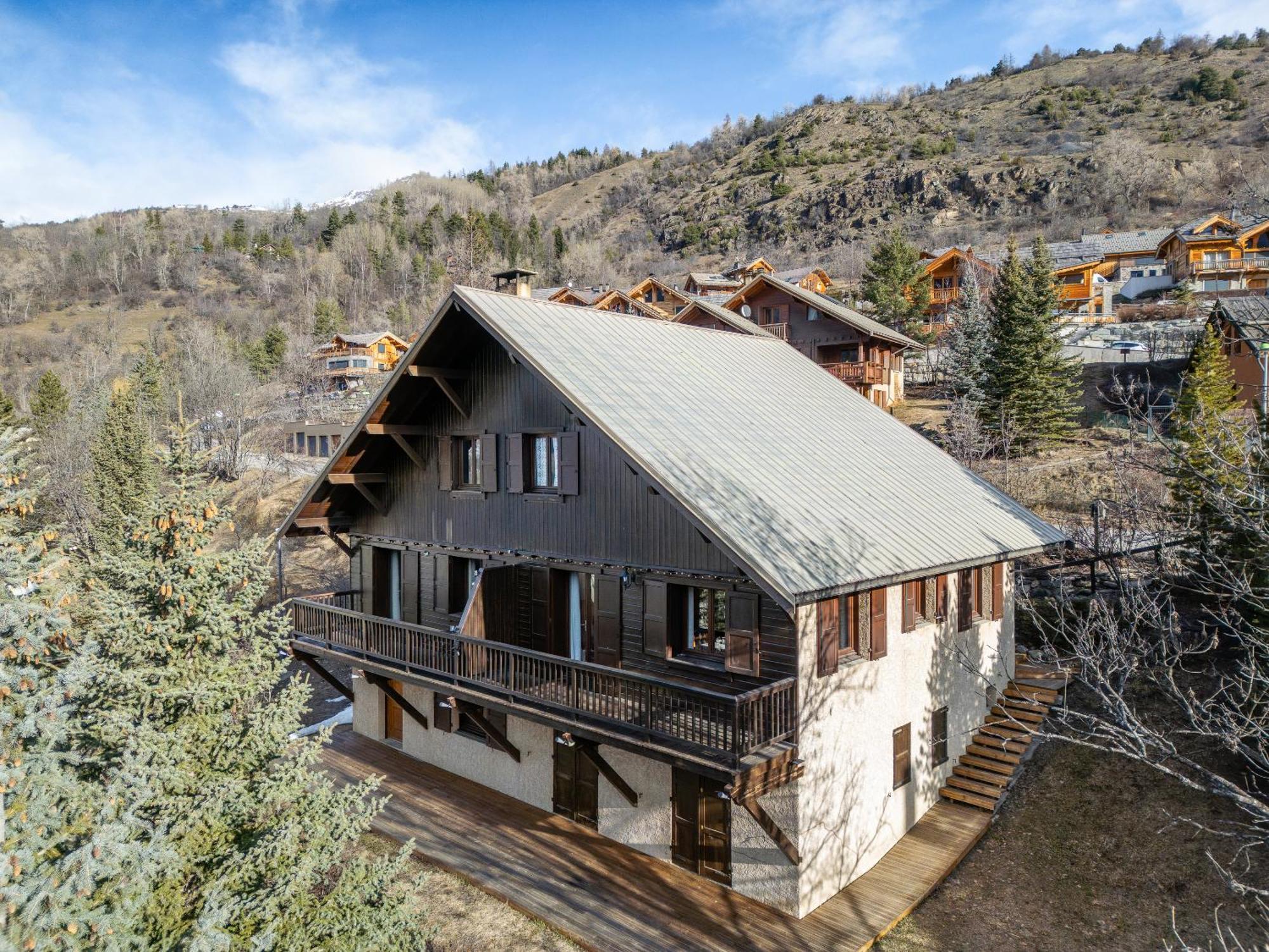 Serre Chevalier Studio 30 M2 Coin Montagne A 8 Minutes Des Pistes Saint-Chaffrey Zewnętrze zdjęcie